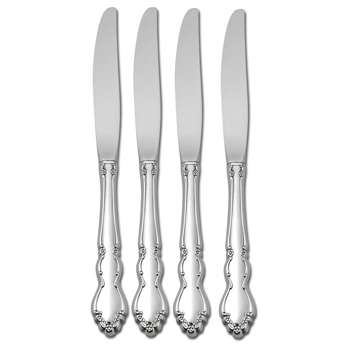 Oneida Dover Flatware Dinner Knives, 18/10 Stainless Steel (Set of 4)