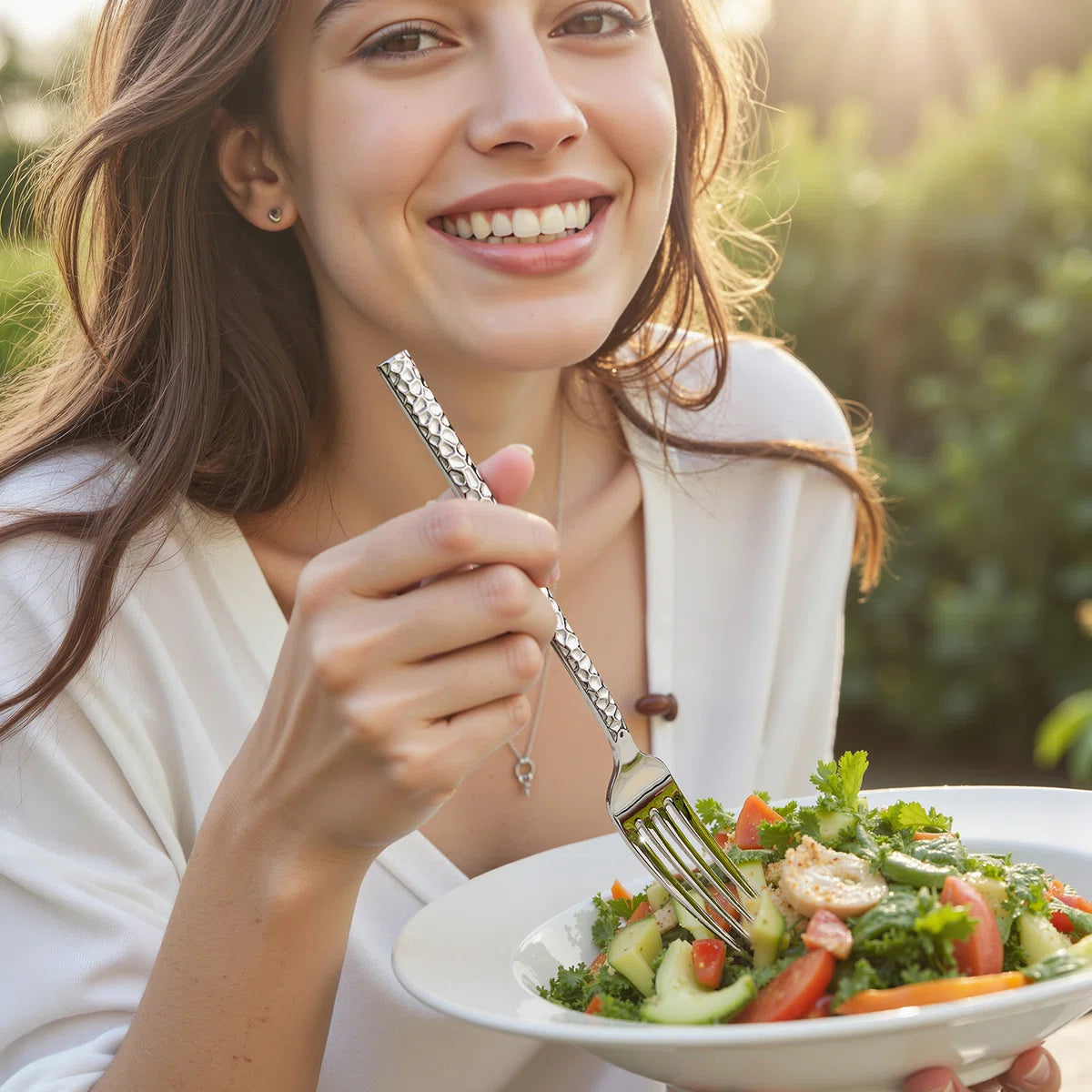 60 Piece 18/10 Stainless Steel Flatware Set, Service For 12