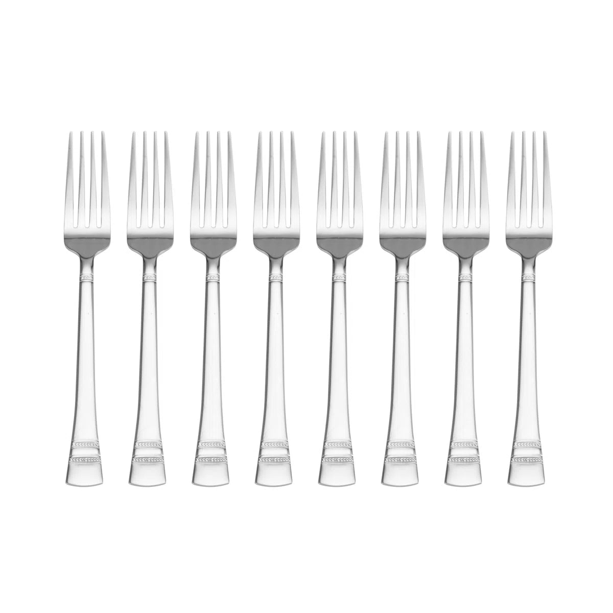 Pfaltzgraff Sapphire Bay 53-Piece Stainless Steel Flatware Set, Service for 8
